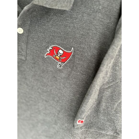 Vineyard Vines Size Large Gray Polo Pirate Embroidered Logo - Picture 4 of 6